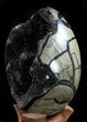 Septarian Dragon Egg Geode - Crystal Filled #37450-1